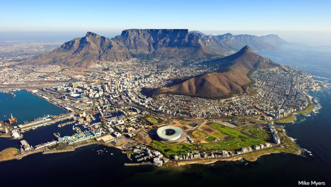 Cape Town aerial view